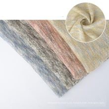 Material de TR textil chino Hilo fijo Hilado fijo Metálico Lurex Lurex Babellón de tela para suéter para suéter